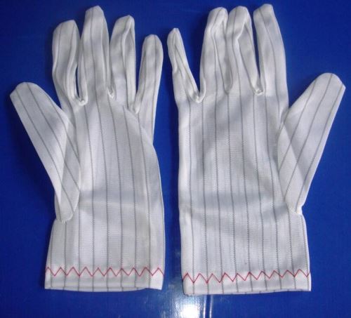 Anti Static Fabric Stripe ESD hanskar