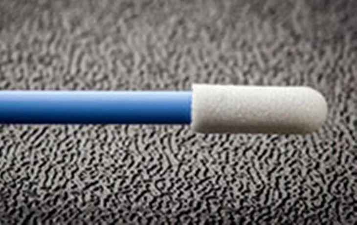 Bláir litlir froðuþurrkur